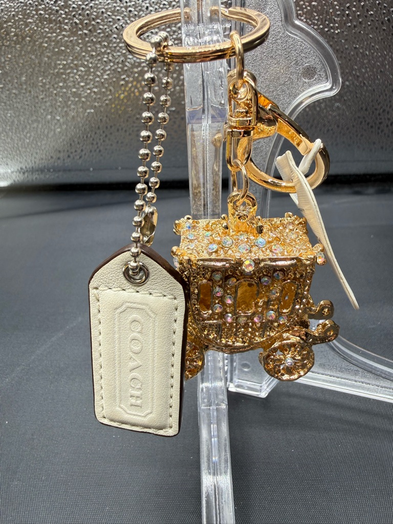 Coach Authentic Hang Tag With Unbranded Key Chain